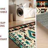 Stylish Warm Toned Geometric Arrangement(Blue)