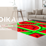 Dynamic Colorful Round Art(Red)