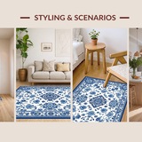 Cozy Blue Tones with Delicate Accents(Blue)
