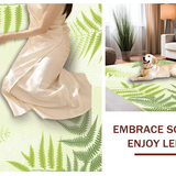 Elegant Earth Tones Shaggy Texture(Green)