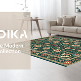 Classic Diamond Patterned Throw(Green)