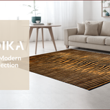 Ultra Soft Area Rug, Non Slip, Stain Resistant, Washable Area Rugs for Living Room, Bedroom, Vibrant Multicolor Animal Motif(Brown)
