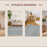 Ultra Soft Area Rug, Non Slip, Stain Resistant, Washable Area Rugs for Living Room, Bedroom, Abstract Serenity Meditation Oasis(Gray)