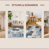 Contemporary Taupe Geometric Mosaic(Gray)