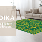 Striking Lattice Leaf Arrangement(Green)