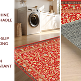 Playful Colorful Floral Design(Red)
