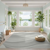 Grey Wave Grey Abstract Wave Area Rug