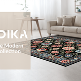 Chic Floral Coastal Aesthetic(Black)