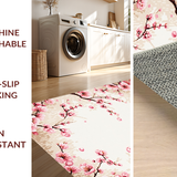 Ultra Soft Area Rug, Non Slip, Stain Resistant, Washable Area Rugs for Living Room, Bedroom, Whimsical Soft Blossom Decor(Pink)