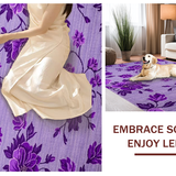 Ultra Soft Area Rug, Non Slip, Stain Resistant, Washable Area Rugs for Living Room, Bedroom, Dynamic Vibrant Shag Design(Purple)