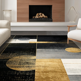 Trendy Vibrant Angular Composition(Black)