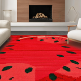 Playful Summer Fruit Motif(Red)
