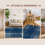 Elegant Navy Tiled Aesthetic(Blue)