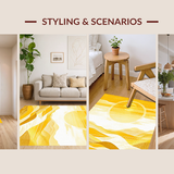 Earthy Abstract Wavy Essence(Yellow)