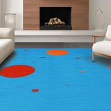 Charming Cartoon Character Motif(Blue)