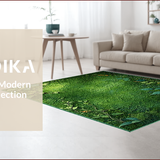 Whimsical Floral Leaf Motif(Green)