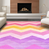 Joyful Eclectic Shaggy Texture(Pink)