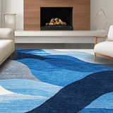Elegant Abstract Blue Tones(Blue)
