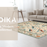 Stylish Rustic Bird Motif(Beige)