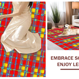 Joyful Colorful Geometric Interplay(Red)