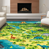 Interactive Prehistoric Landscape Motif(Green)