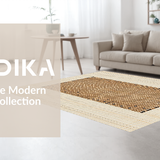Ultra Soft Area Rug, Non Slip, Stain Resistant, Washable Area Rugs for Living Room, Bedroom, Chic Modern Animal Print Flair(Beige)