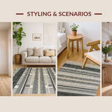 Elegant Textured Fishbone Aesthetic(Beige)