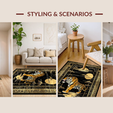 Elegant Golden Tiger Imagery(Black)