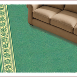 Ultra Soft Area Rug, Non Slip, Stain Resistant, Washable Area Rugs for Living Room, Bedroom, Vintage Green Farmhouse Living Room Stain-Resistant Carpet(Green)