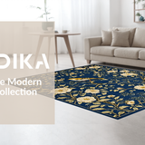 Cozy Rustic Floral Accents(Blue)