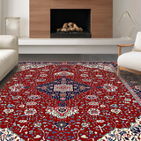 Chic Lattice Floral Composition(Red)