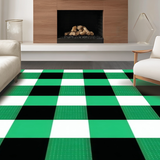 Chic Rustic Checkered Aesthetic(Green)