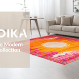 Colorful Retro Geometric Charm(Pink)