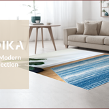 Ultra Soft Area Rug, Non Slip, Stain Resistant, Washable Area Rugs for Living Room, Bedroom, Shaggy Cozy Earthy Tones Ensemble(Blue)