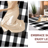 Classic Checkered Rustic Elegance(Black)