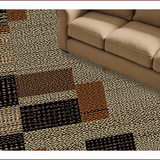 Ultra Soft Area Rug, Non Slip, Stain Resistant, Washable Area Rugs for Living Room, Bedroom, Chic Earthy Leopard Aesthetic(Brown)