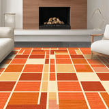 Ultra Soft Area Rug, Non Slip, Stain Resistant, Washable Area Rugs for Living Room, Bedroom, Eclectic Soft Shag Rug Style(Brown)