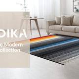 Ultra Soft Area Rug, Non Slip, Stain Resistant, Washable Area Rugs for Living Room, Bedroom, Rustic Textured Minimalist Design(Gray)