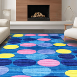 Dynamic Modern Geometric Motif(Blue)