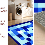 Charming Navy and White Game Mat(Blue)