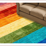 Ultra Soft Area Rug, Non Slip, Stain Resistant, Washable Area Rugs for Living Room, Bedroom, Graphic Black Farmhouse Office Washable Area Rug(Red)