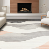 Contemporary Earthy Geometric Arrangement(Gray)