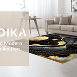 Modern Glamour Artful Motif(Black)
