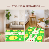 Cheerful Spring Garden Illustration(Green)