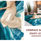 Chic Minimalist Forest Imagery(Blue)