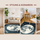 Joyful Cartoonish Lunar Imagery(Gray)