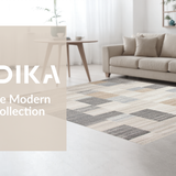 Elegant Color Block Geometric Arrangement(Beige)