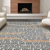 Chic Monochrome Graphic Statement(Beige)