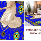 Transitional Cozy Patterned Surface(Blue)