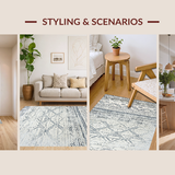 Stylish Earth Tone Geometric Layout(Gray)